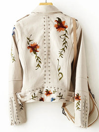 Elise Leder-Bikerjacke | Cool mit einem lieblichen Touch