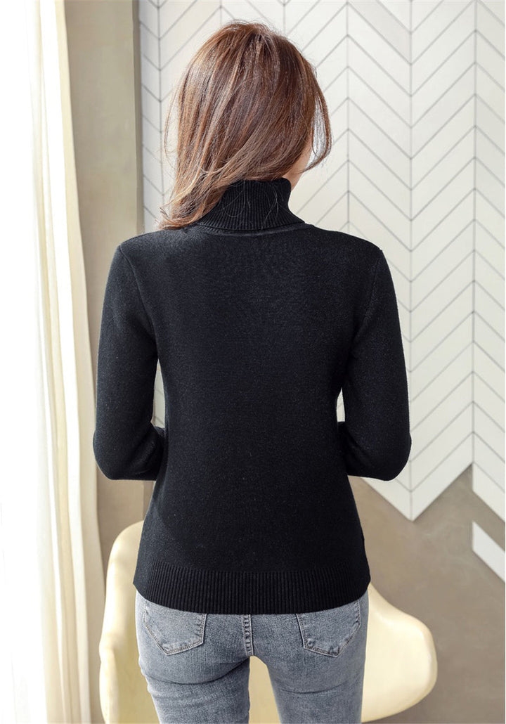 Eloise Samtgefütterter Rollkragenpullover | Stilvoll & warm