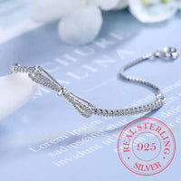 Silver Tennis Bracelet with Zirconia | Radiant and Subtle