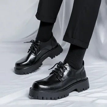 Stilvolle Derbyschuhe mit Dicker Sohle - Ethan
