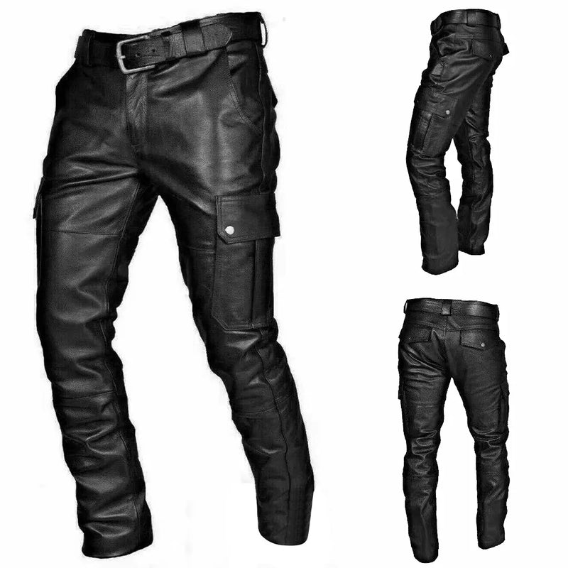 PU-Leder-Bikerhose für Herren - Alex