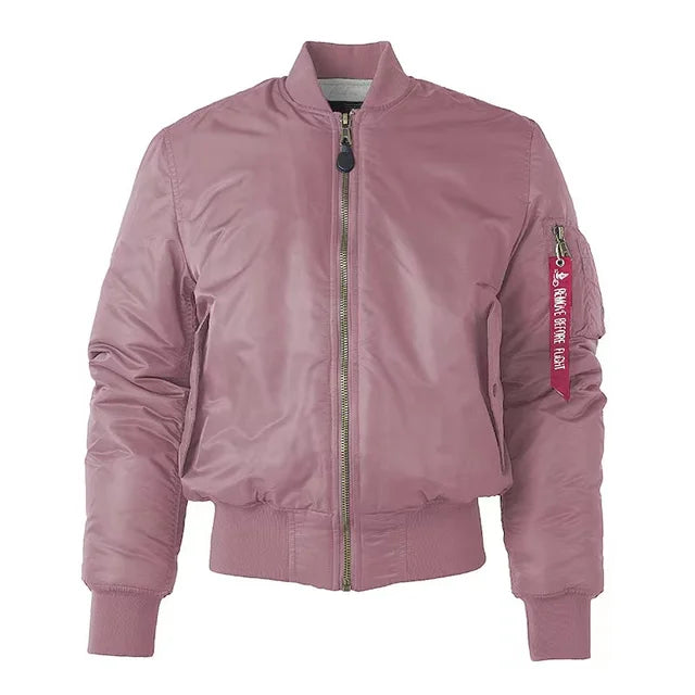 Unisex Premium Bomber Jacket with Zipper - Alex