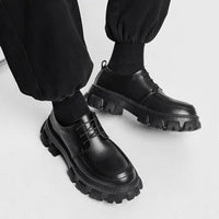Stilvolle Derbyschuhe mit Dicker Sohle - Ethan