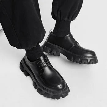 Stilvolle Derbyschuhe mit Dicker Sohle - Ethan