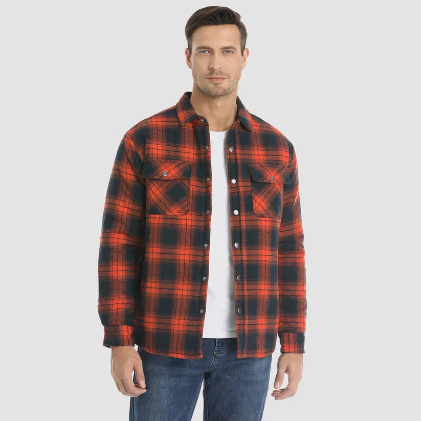 Herren-Holzfällerjacke mit warmem Futter – Magnus