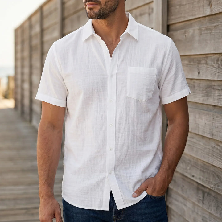 Men's Casual Short-Sleeve Summer Shirt -  Maurice
