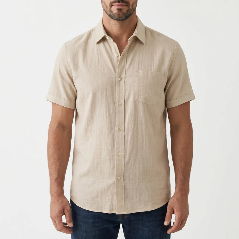 Men's Casual Short-Sleeve Summer Shirt -  Maurice