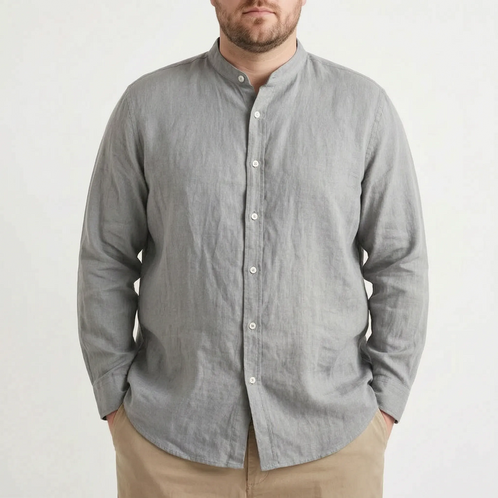 Men's Stand Collar Shirt -  Harry