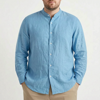 Men's Stand Collar Shirt -  Harry