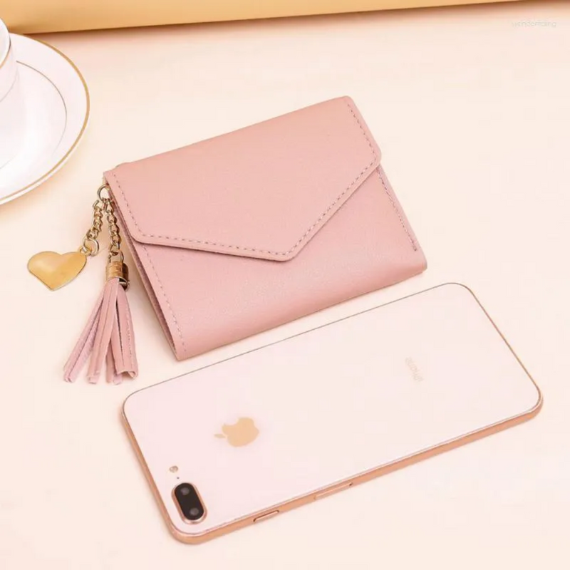 Mini wallet with tassel hanger | Stylish & Compact
