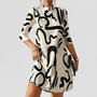 Mini Kleid Mit Langen Ärmeln -  Nina
