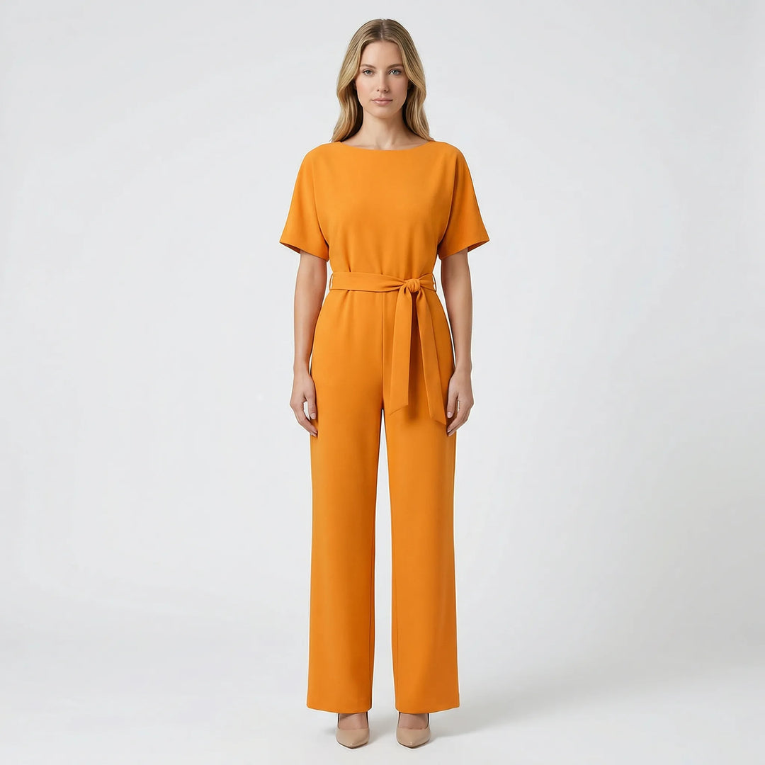 Minimalistischer Jumpsuit Mit Weitem Bein - Lavinia