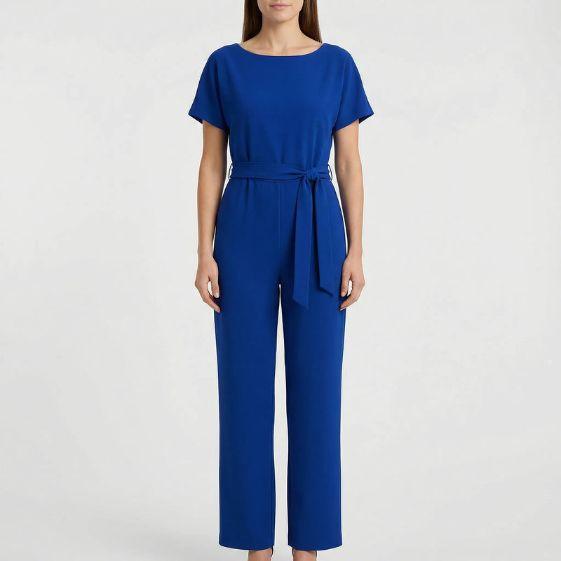 Minimalistischer Jumpsuit Mit Weitem Bein - Lavinia