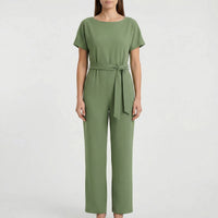 Minimalistischer Jumpsuit Mit Weitem Bein - Lavinia