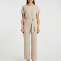 Minimalistischer Jumpsuit Mit Weitem Bein - Lavinia