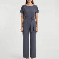 Minimalistischer Jumpsuit Mit Weitem Bein - Lavinia