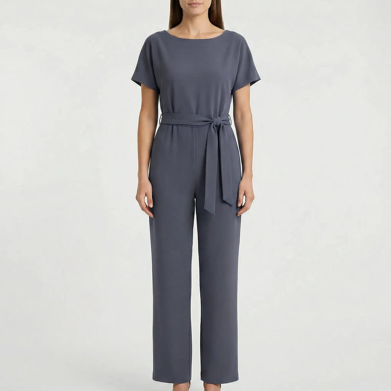 Minimalistischer Jumpsuit Mit Weitem Bein - Lavinia