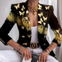 Damenblazer mit doppelreihiger Knopfleiste und Revers - Eleganza