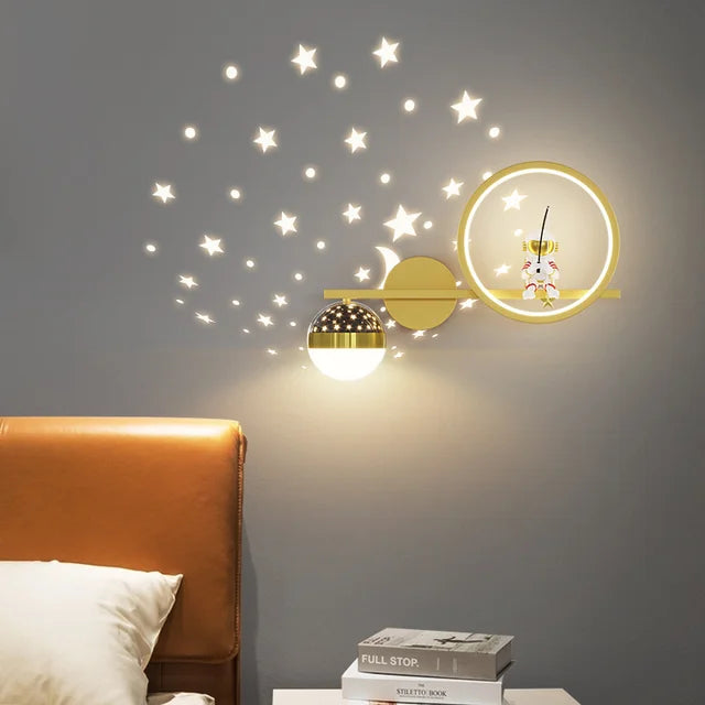 Moderne Kinder Wandleuchte - BrightBuddy