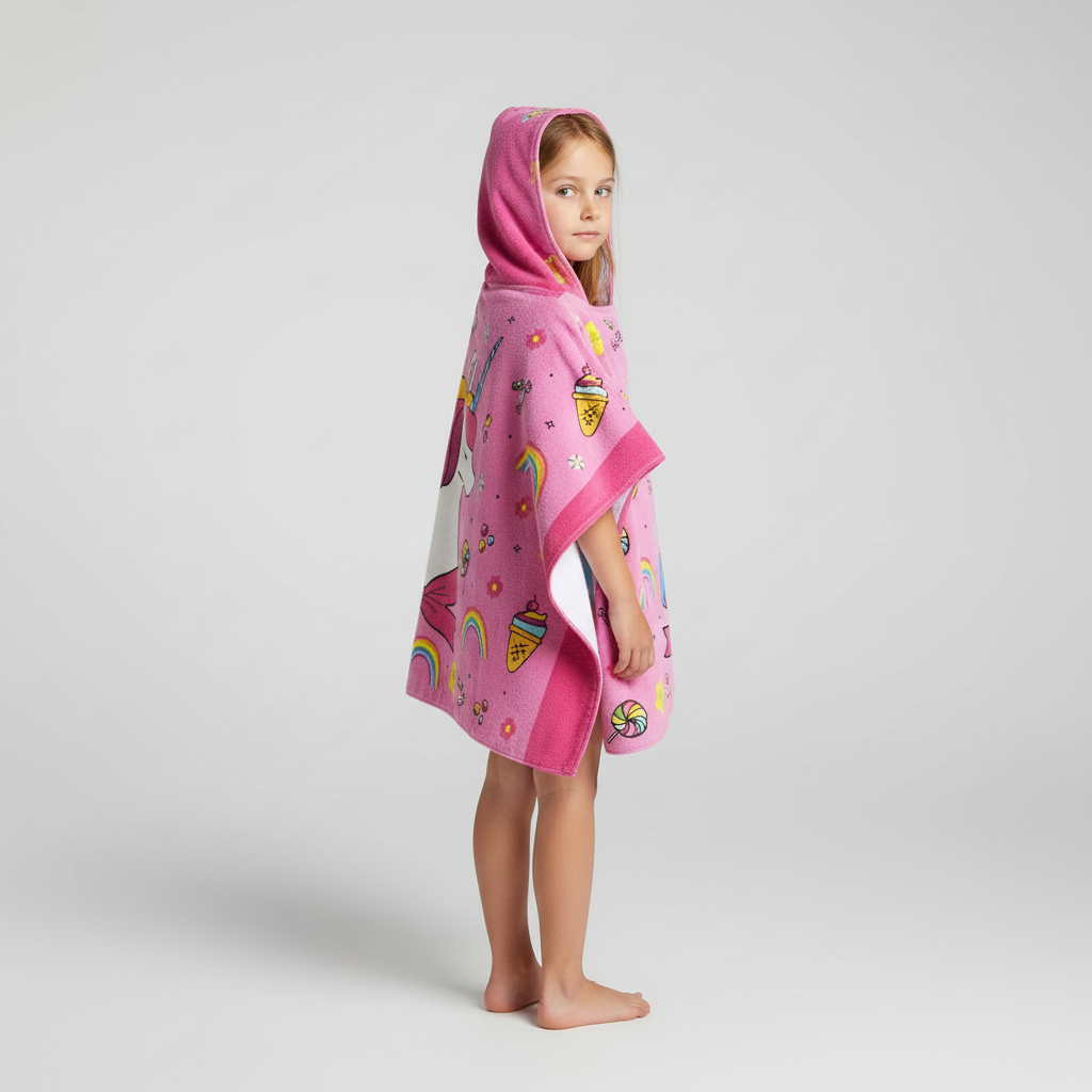 Moderne Cartoon-Stickerei - KidTowel