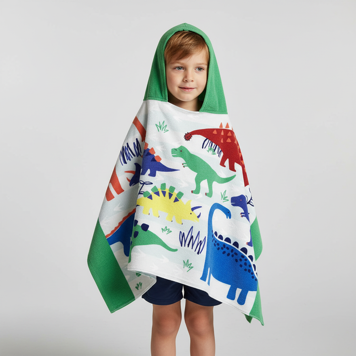 Moderne Cartoon-Stickerei - KidTowel