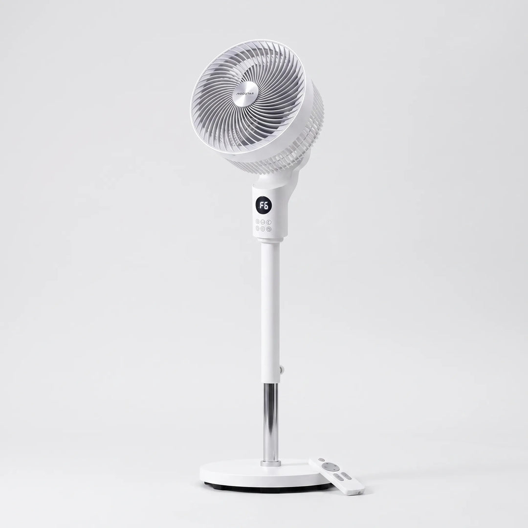 Moderne Statiefventilator Wit - Circulon