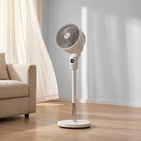 Moderne Statiefventilator Wit - Circulon