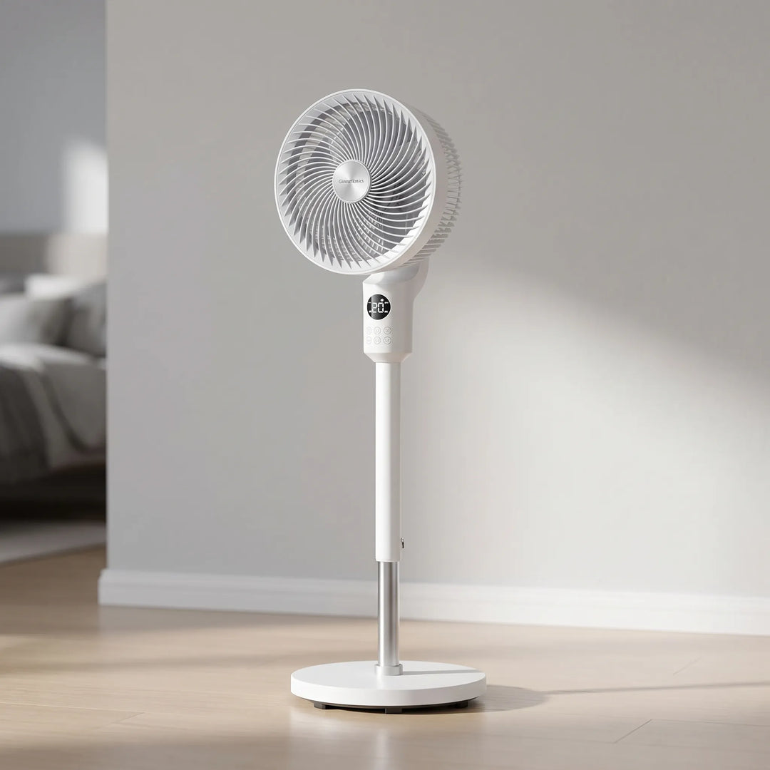 Moderne Statiefventilator Wit - Circulon