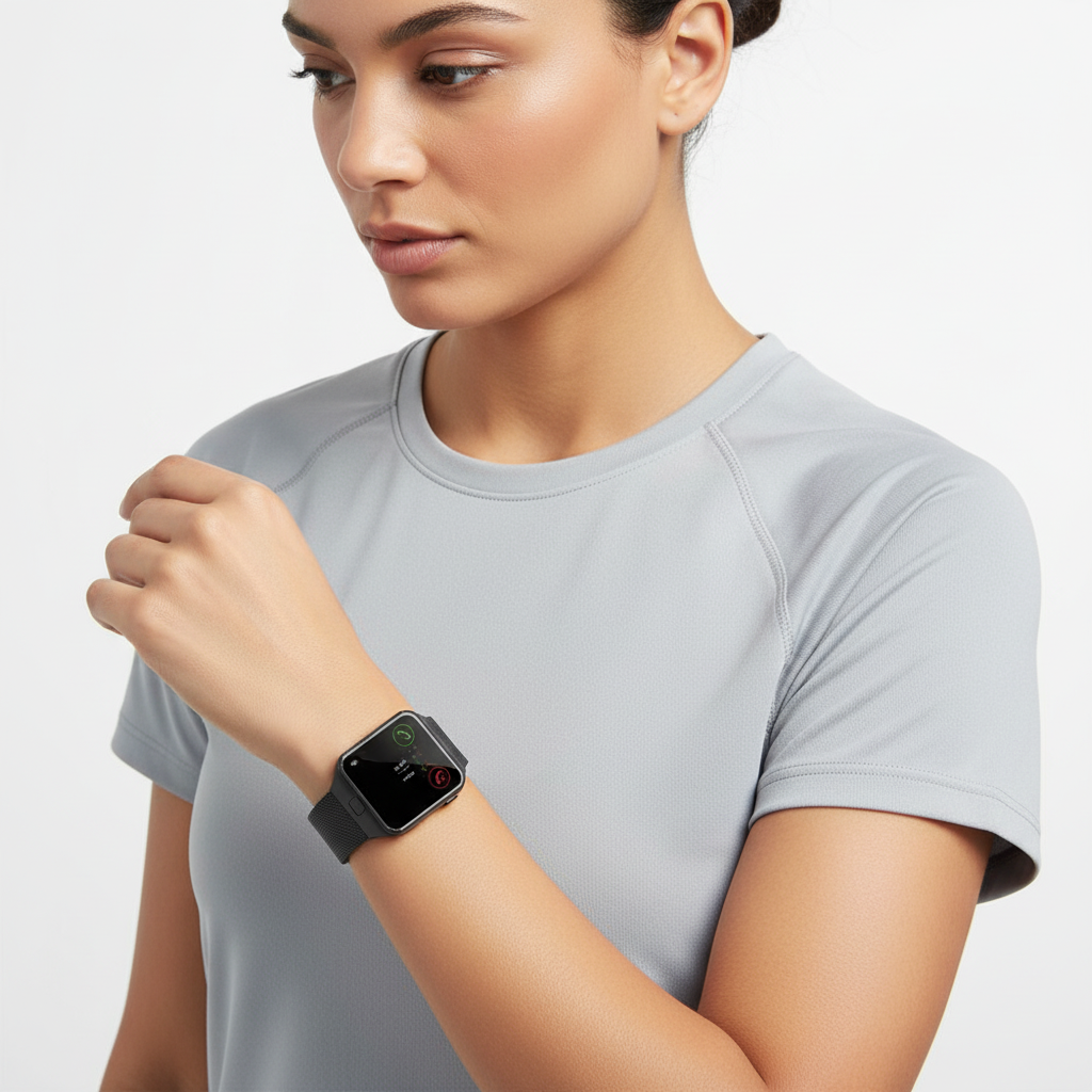 Moderne Smartwatch Mit Rechteckigem Display - Pulseon