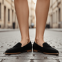 Women's Loafers with Pointed Toe – Classic Flat Moccasins 2