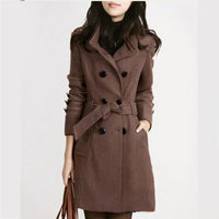 Stilvolle Damen-Winterjacke mit Gürtel - Sophie