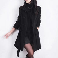 Stilvolle Damen-Winterjacke mit Gürtel - Sophie