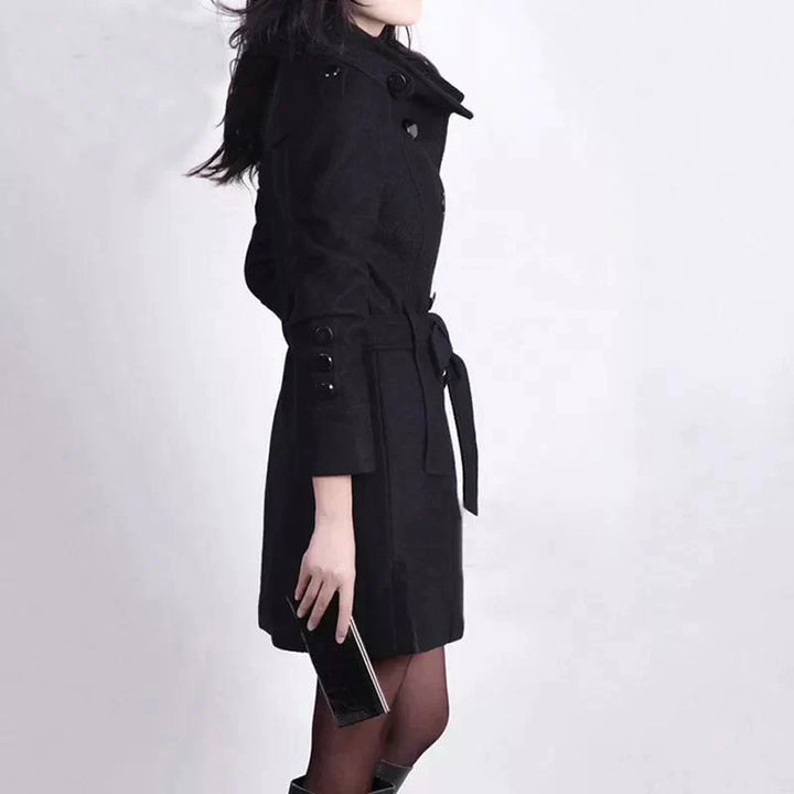Stilvolle Damen-Winterjacke mit Gürtel - Sophie