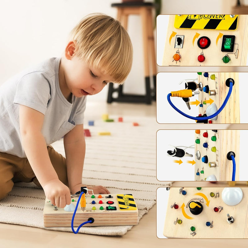 Montessori LED Busy Board - Learn Through Play 2