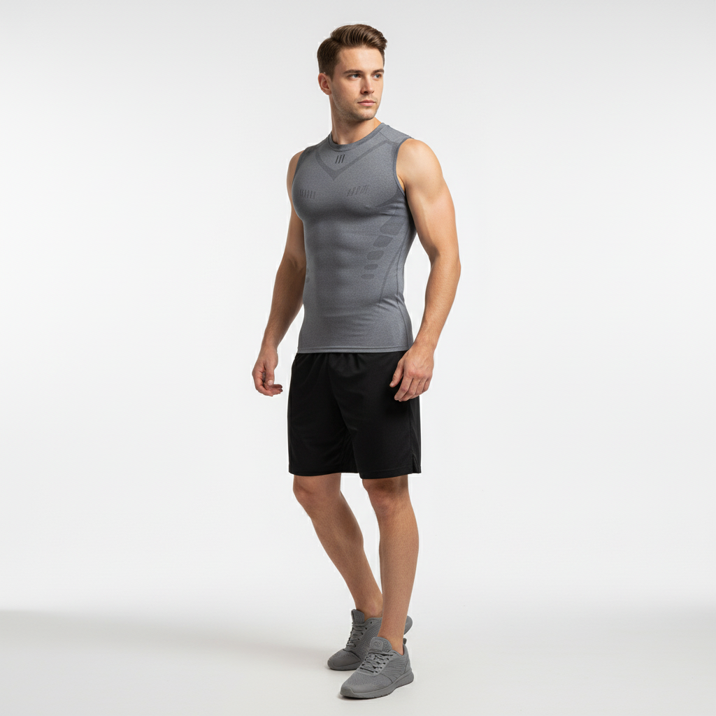 Mouwloos Compressieshirt Sport - CoreSculptX