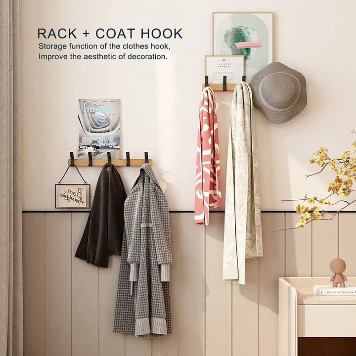 Wandgarderobe mit Verschiebbaren Haken – Nordhook