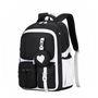 Multi-Compartment Geometric Patterned Rucksack - Kinetox