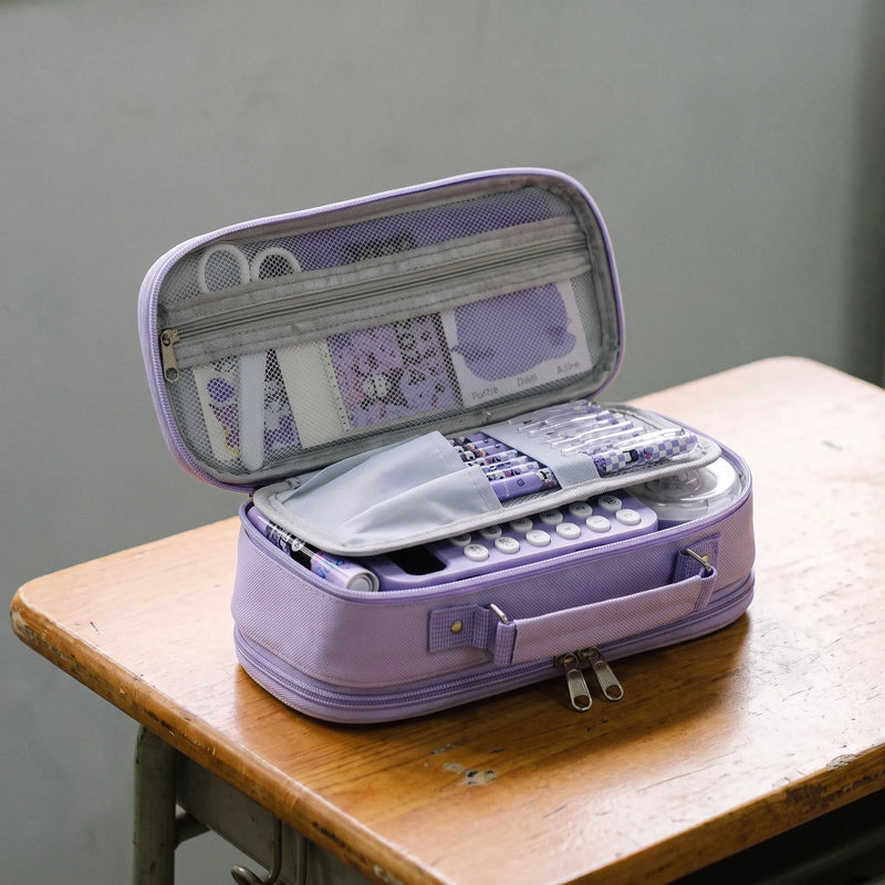 Multi-Compartment Zipped Stationery Bag - Modulax