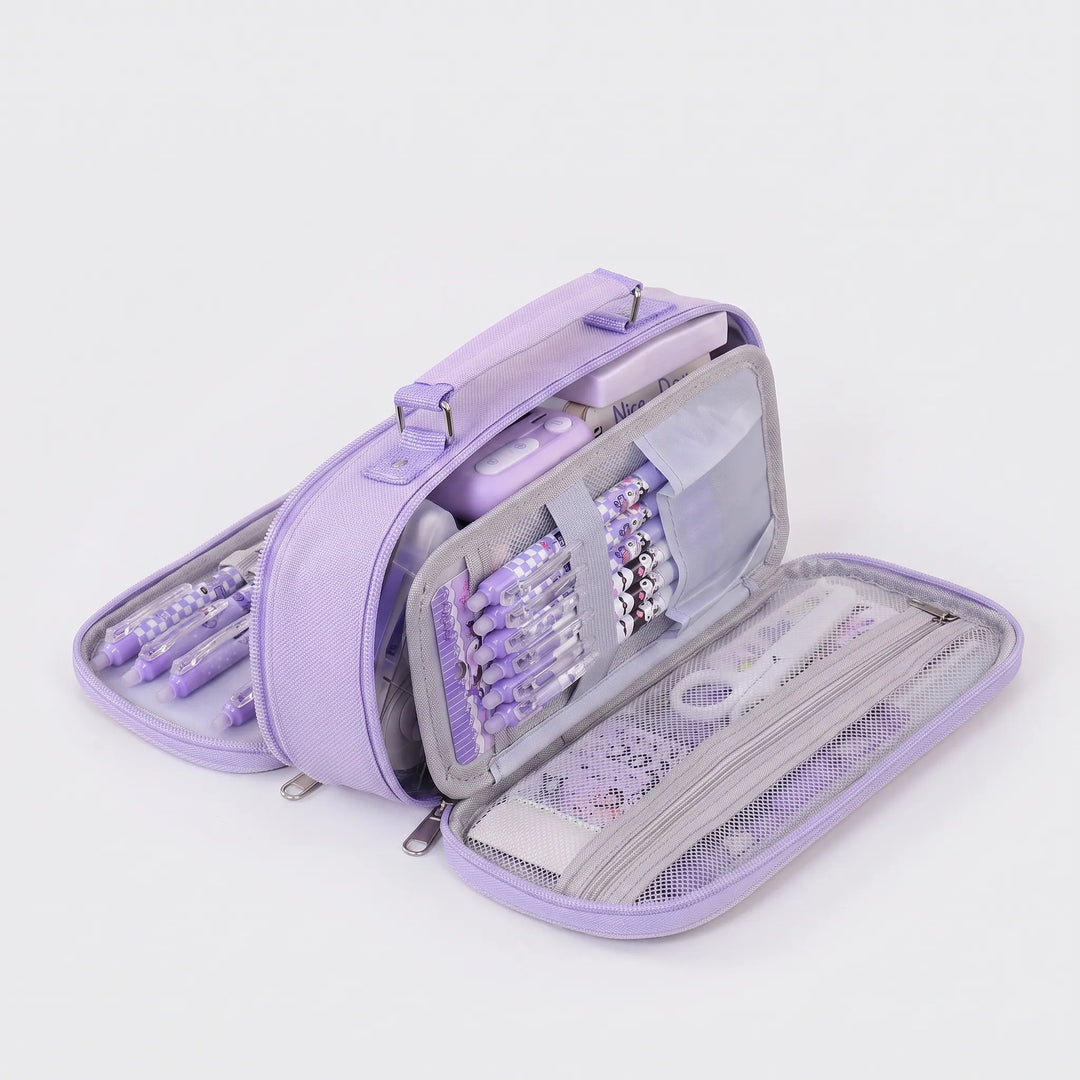Multi-Compartment Zipped Stationery Bag - Modulax
