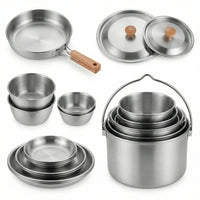 Multi-Piece Outdoor Camping Cookware Set -  Campori