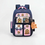 Multi-Pocket Capybara Themed School Rucksack - Viyora