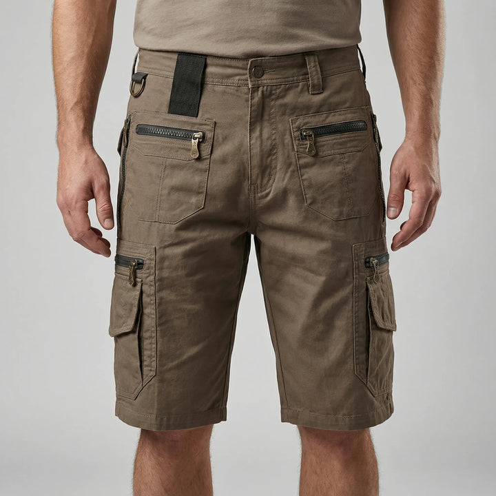 Multi-Pocket Tactical Cargo Shorts - Garry