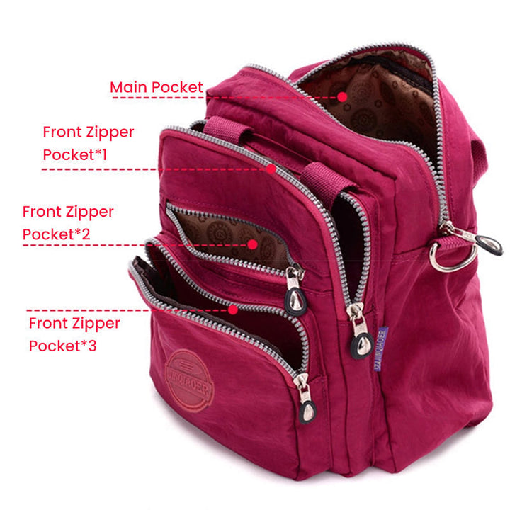 3-in-1 Wasserdichte Multifunktionale Trendige Umhängetasche - FlexiBag