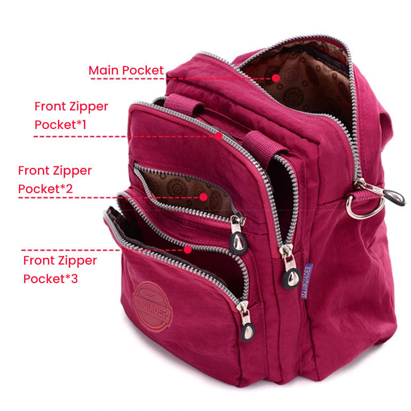 3-in-1 Wasserdichte Multifunktionale Trendige Umhängetasche - FlexiBag
