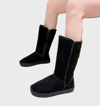 Wildleder Schaffell Damenstiefel - Sofia