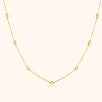 Stylish Zirconia Necklace - Elara