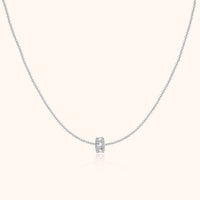 Sparkling Circle Necklace - Valerie