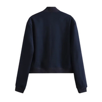 Crystal Cropped Varsity Jacke | Stilvoll & lässig