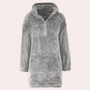 Weicher warmer Winterpullover mit Reißverschluss für Damen - Maëlle