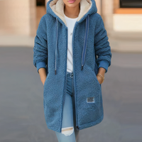 Damen-Fleecejacke mit Kapuze - Luna